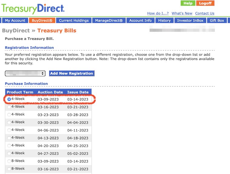 TreasuryDirect Bills1